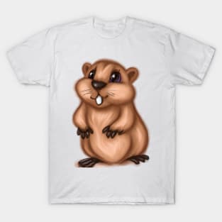 Cute Gopher Drawing T-Shirt